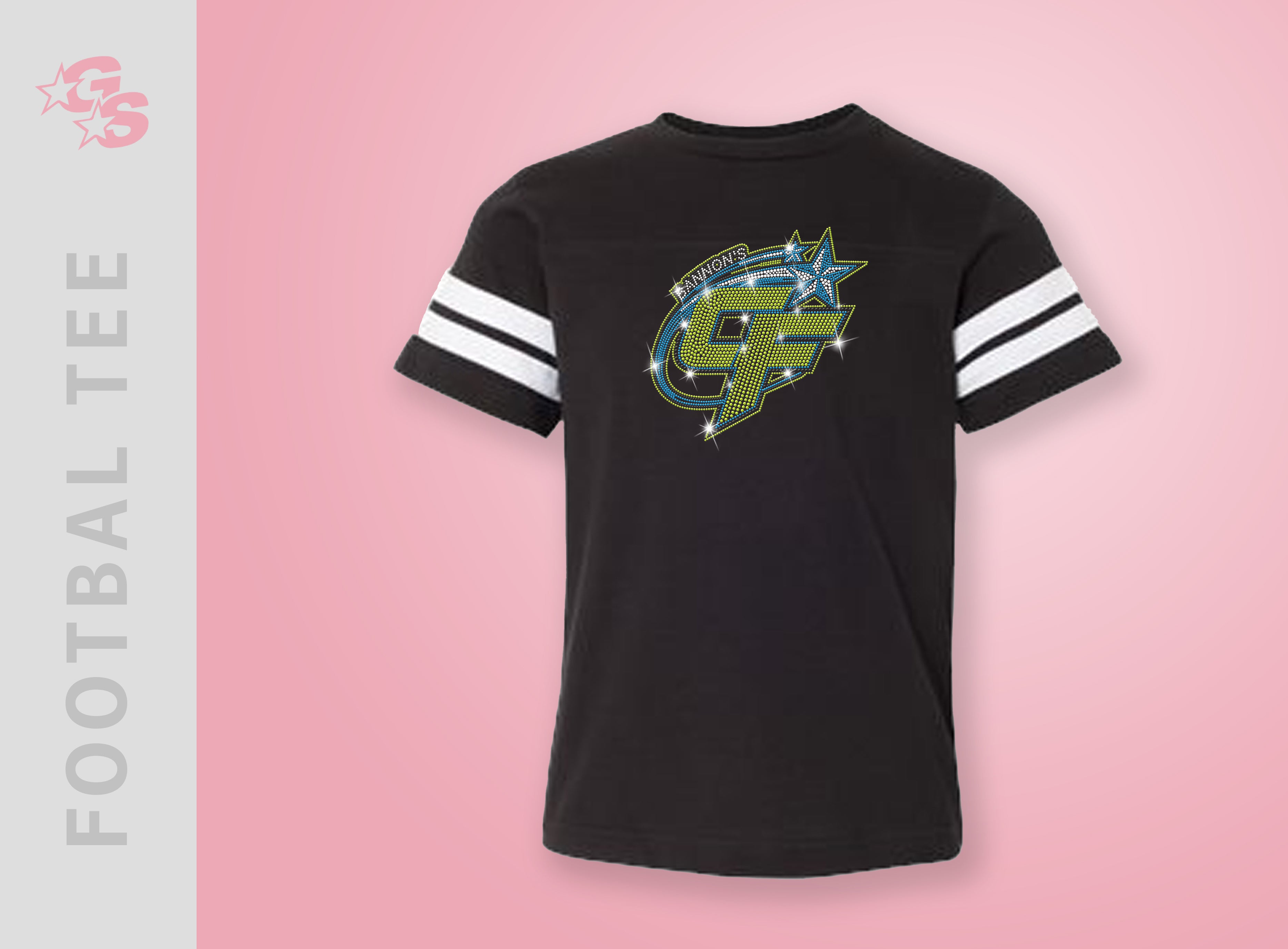 Bannon's Cheer Force Football Tee - Crewneck