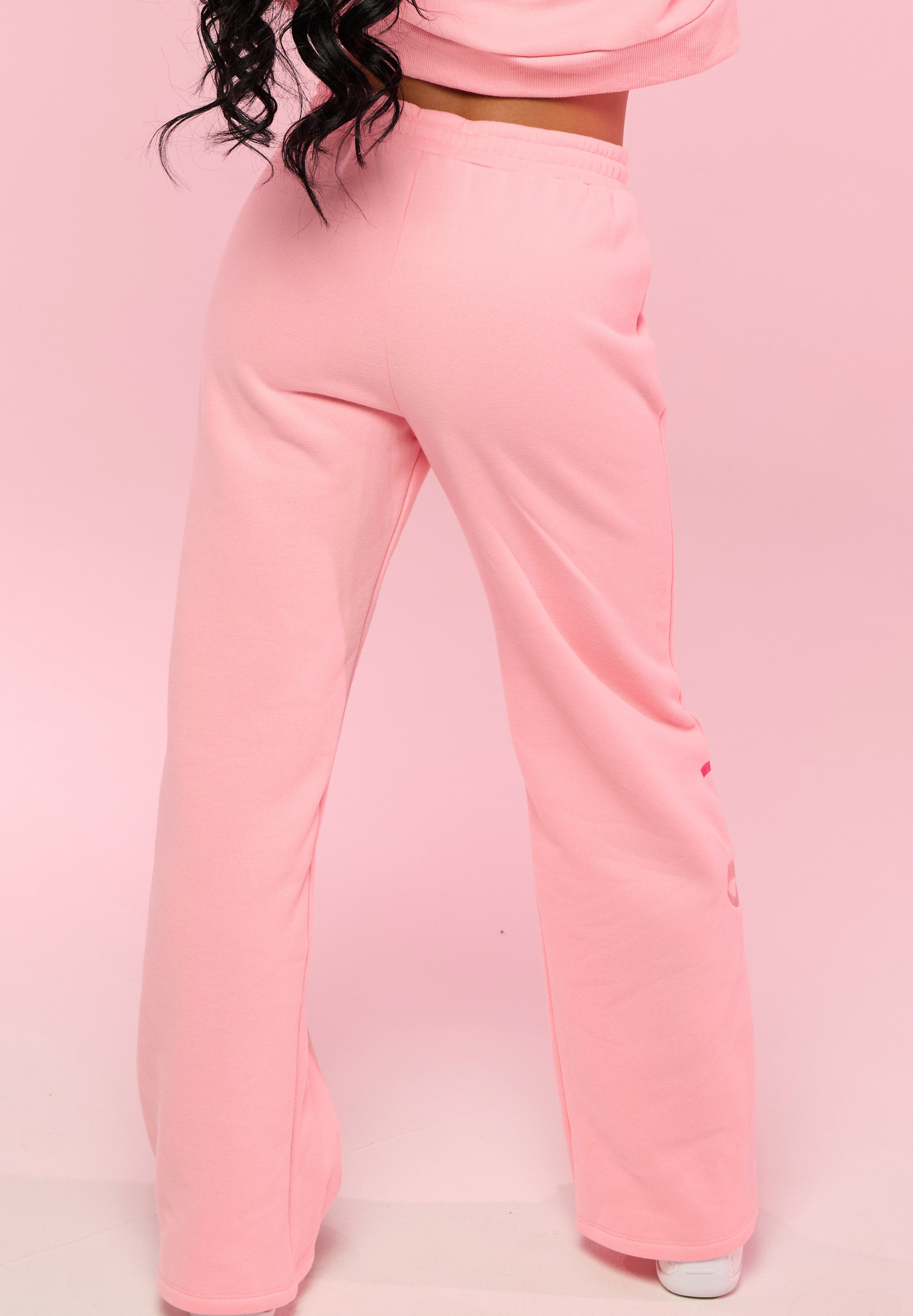 Pink Cheer Club Wide Leg Sweatpants