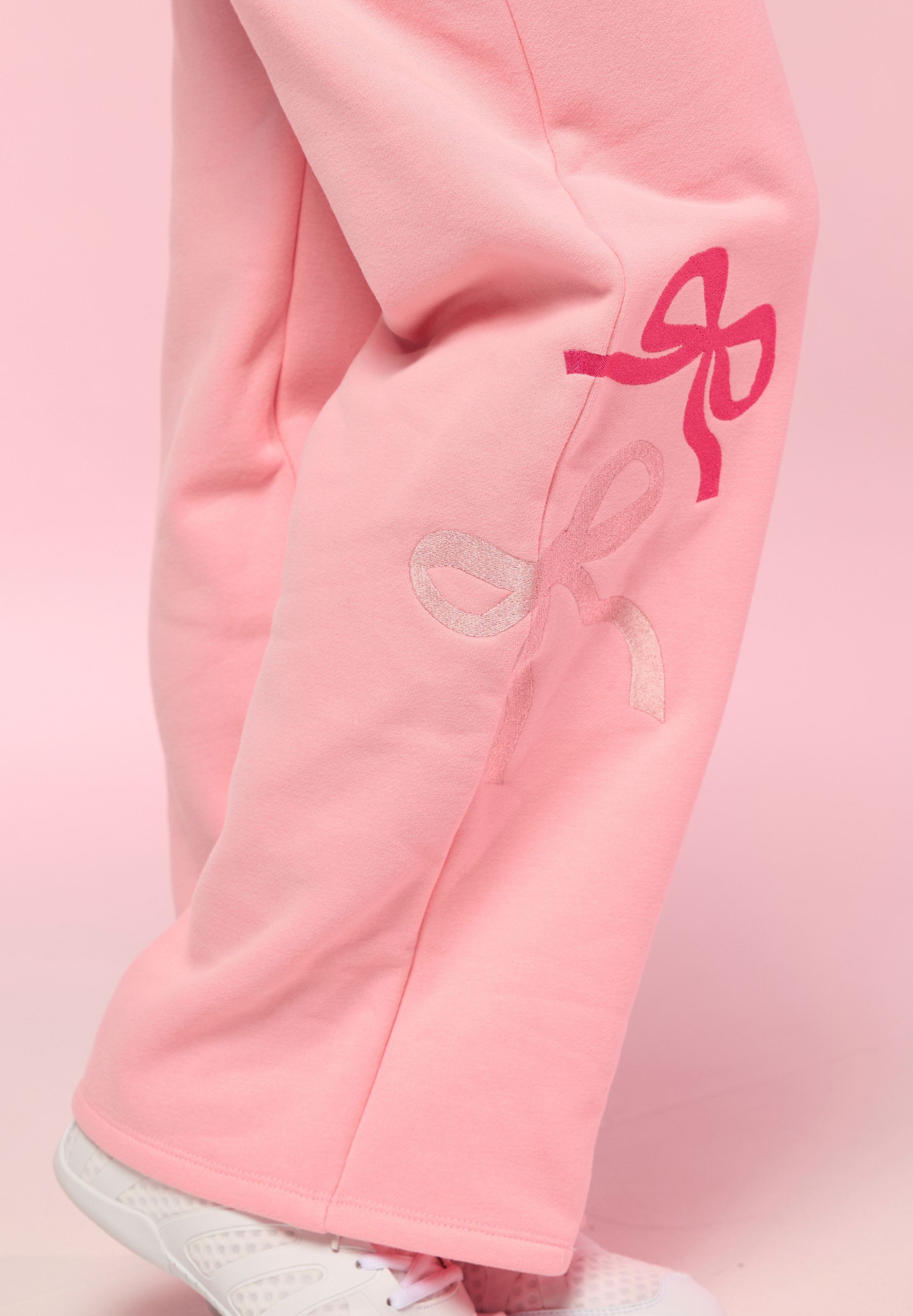 Pink Cheer Club Wide Leg Sweatpants
