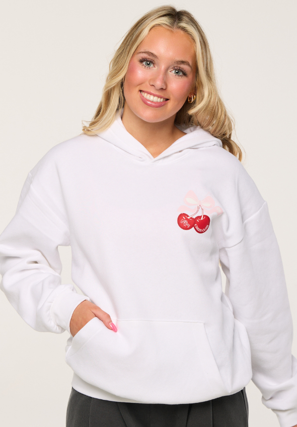 Cheerchella White Cherry Hoodie