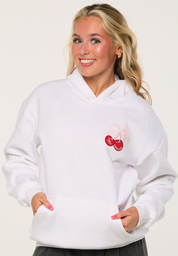 Cheerchella White Cherry Hoodie