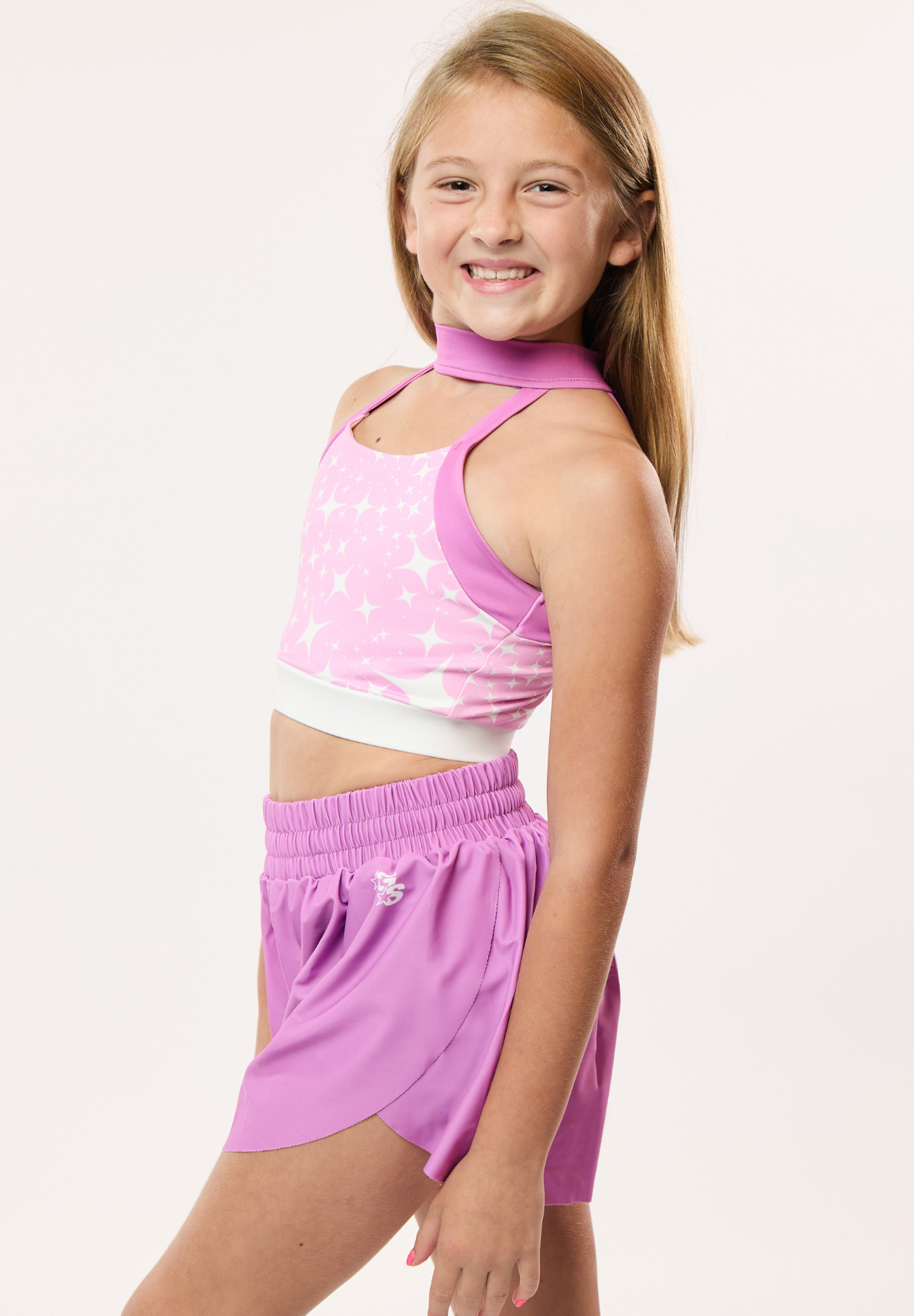 Magenta Wisteria Fly Shorts