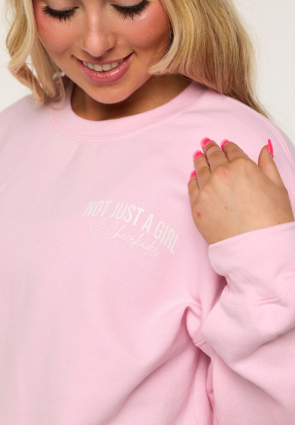 Cheerchella Pink Cheerleader Crewneck