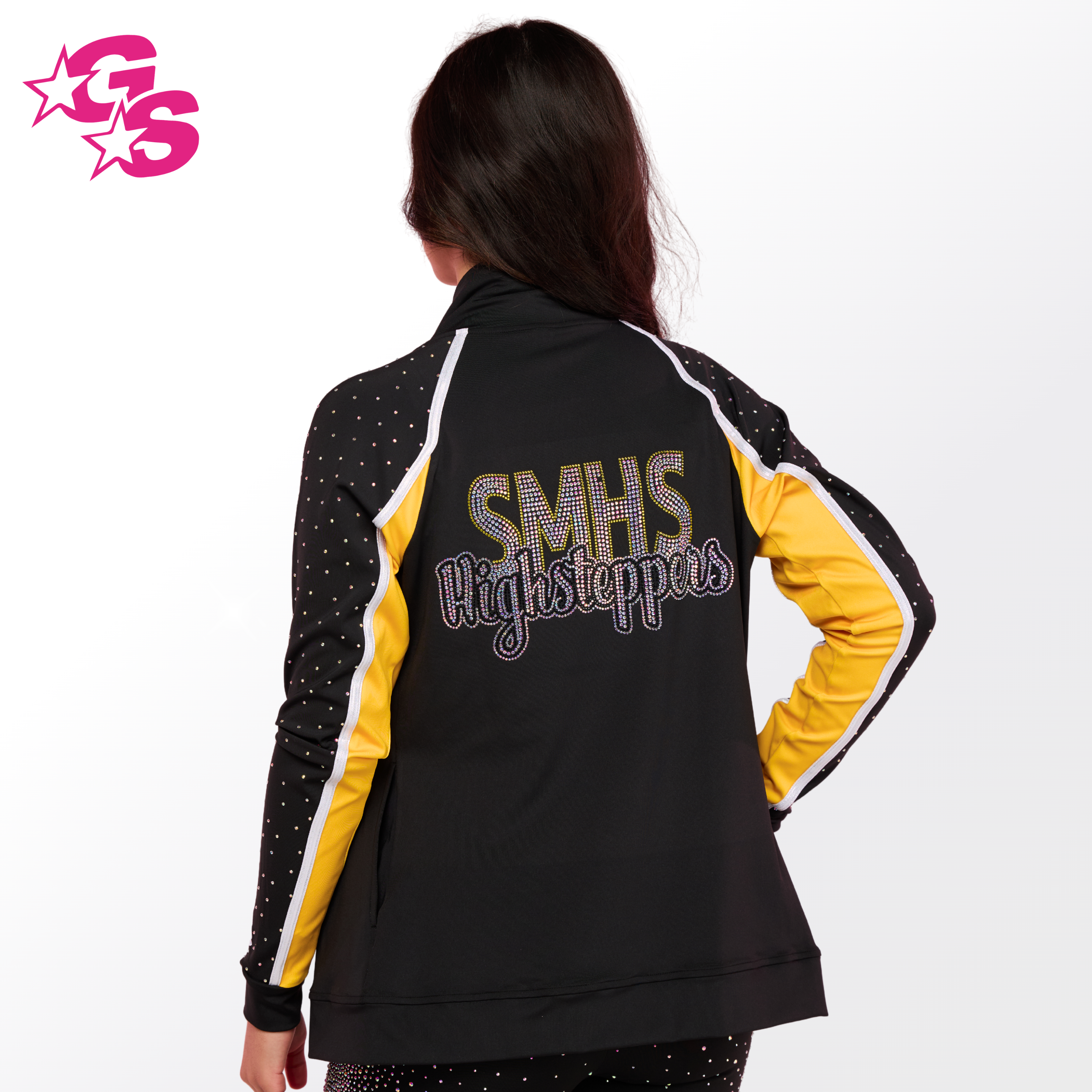 Flyer Flex Warmup Jacket With Rhinestones