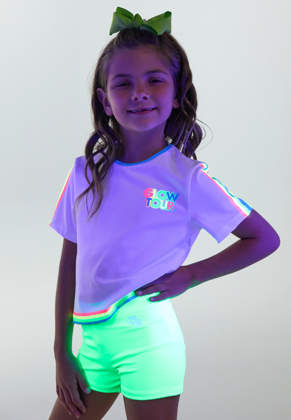 Aviator Crop Tee - Deep South Glow Tour