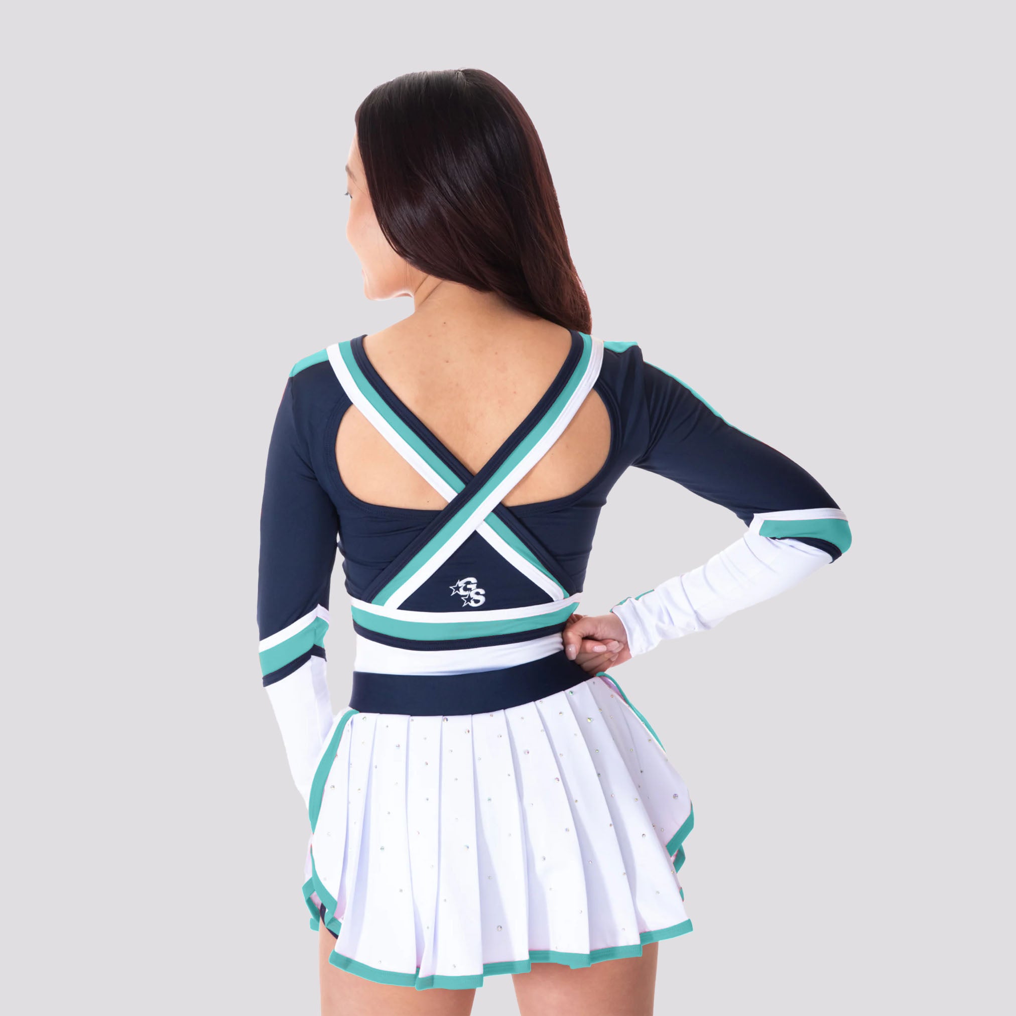 The Crusader Top with Ella Skirt* Lt. Teal