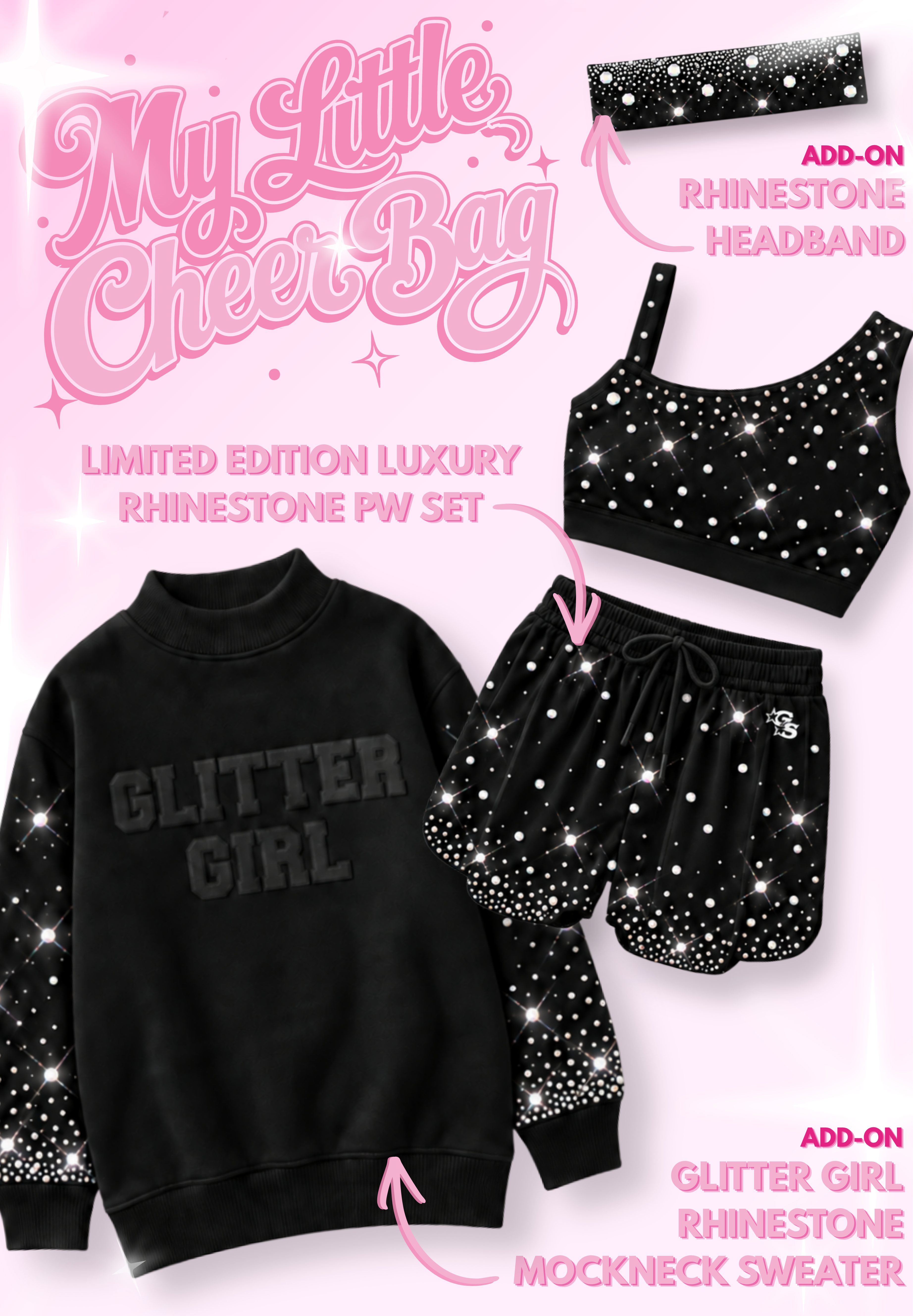 Black Luxury My Little Cheer Bag