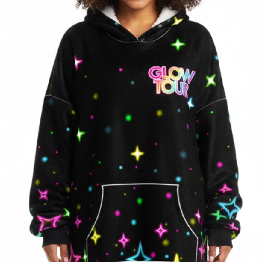 Neon Sparkles SnugBug Pullover - Deep South Glow Tour PRESALE