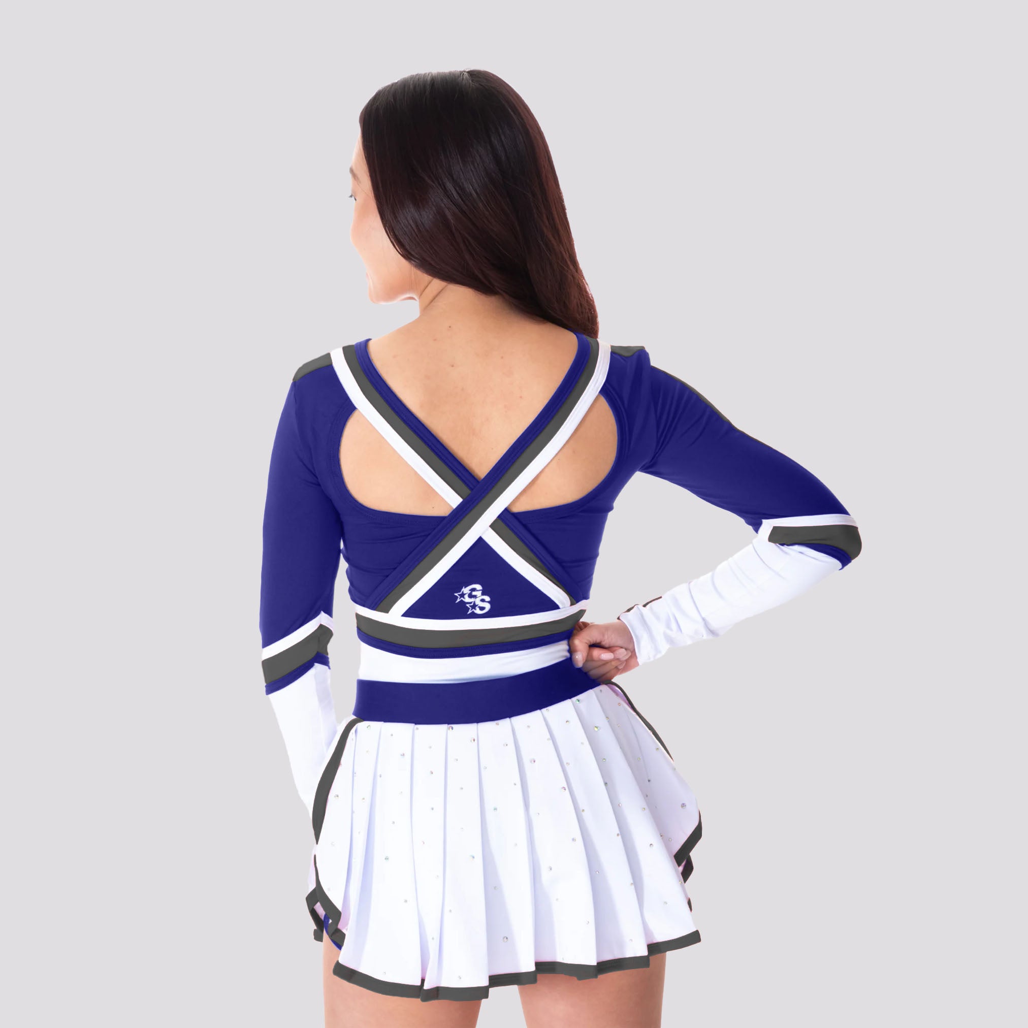 The Crusader Top with Ella Skirt* Royal Blue