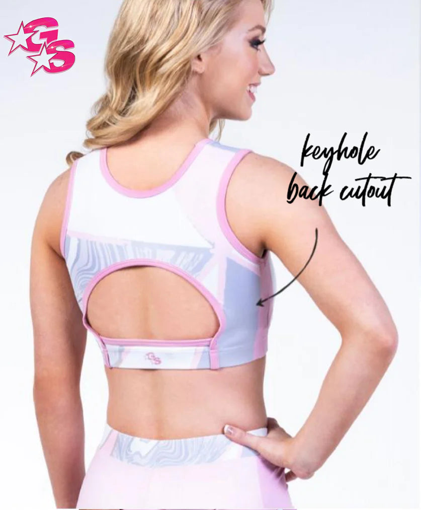 Keyhole Bra Practice Set - Baby Pink