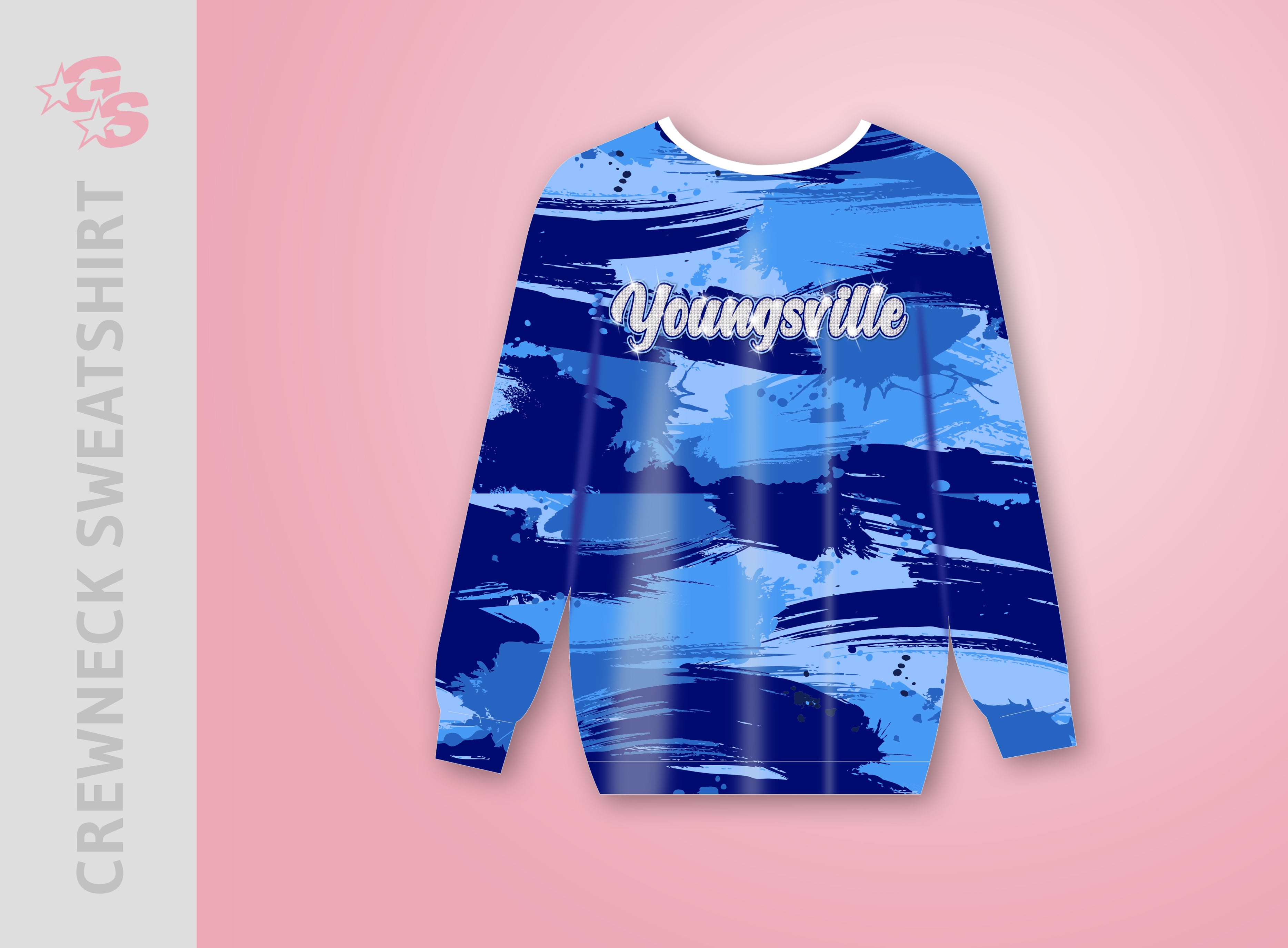 Youngsville Club Cheer Crewneck Sweatshirt