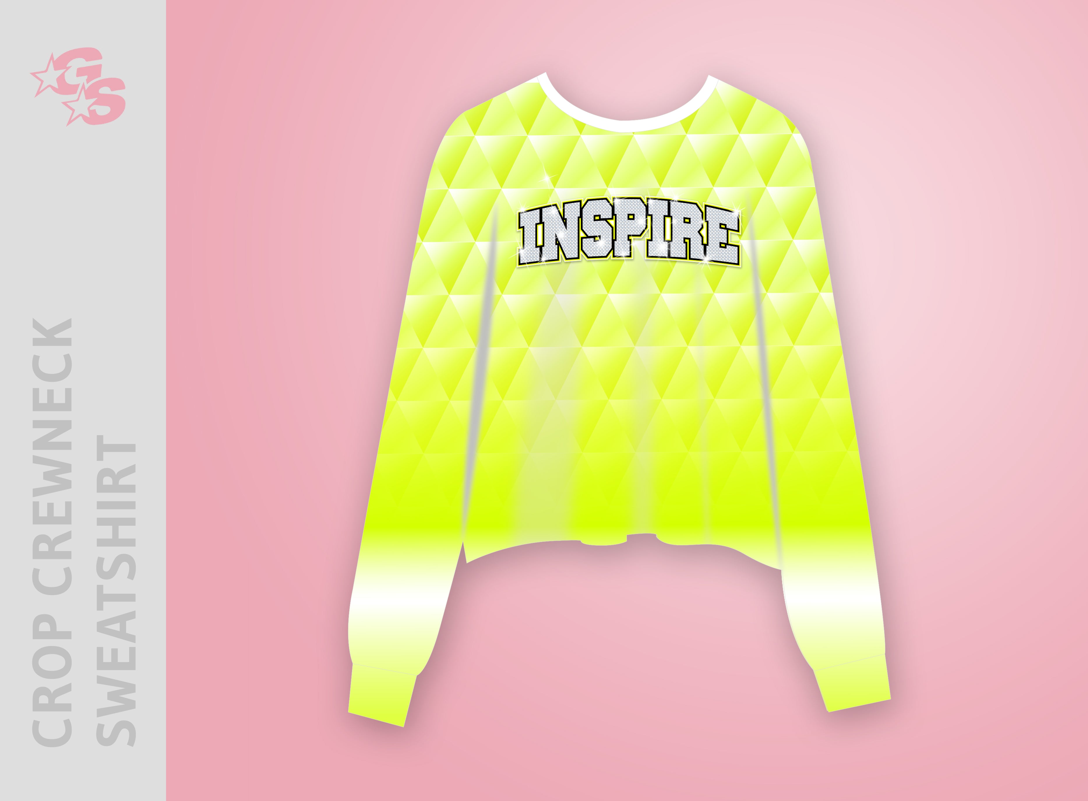 Inspire Athletics Crop Crewneck Sweatshirt