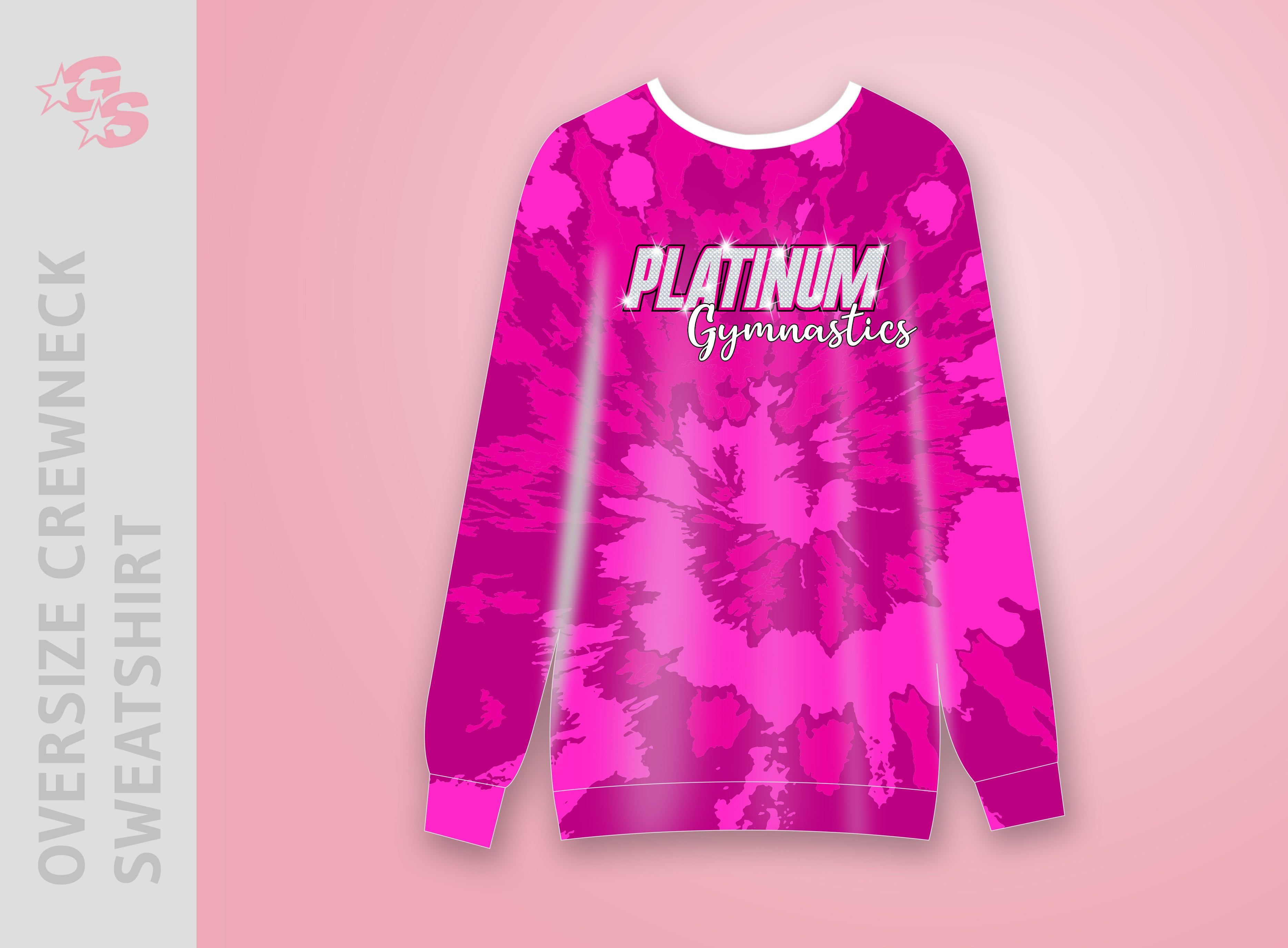 Platinum Gymnastics Oversized Crewneck Sweatshirt