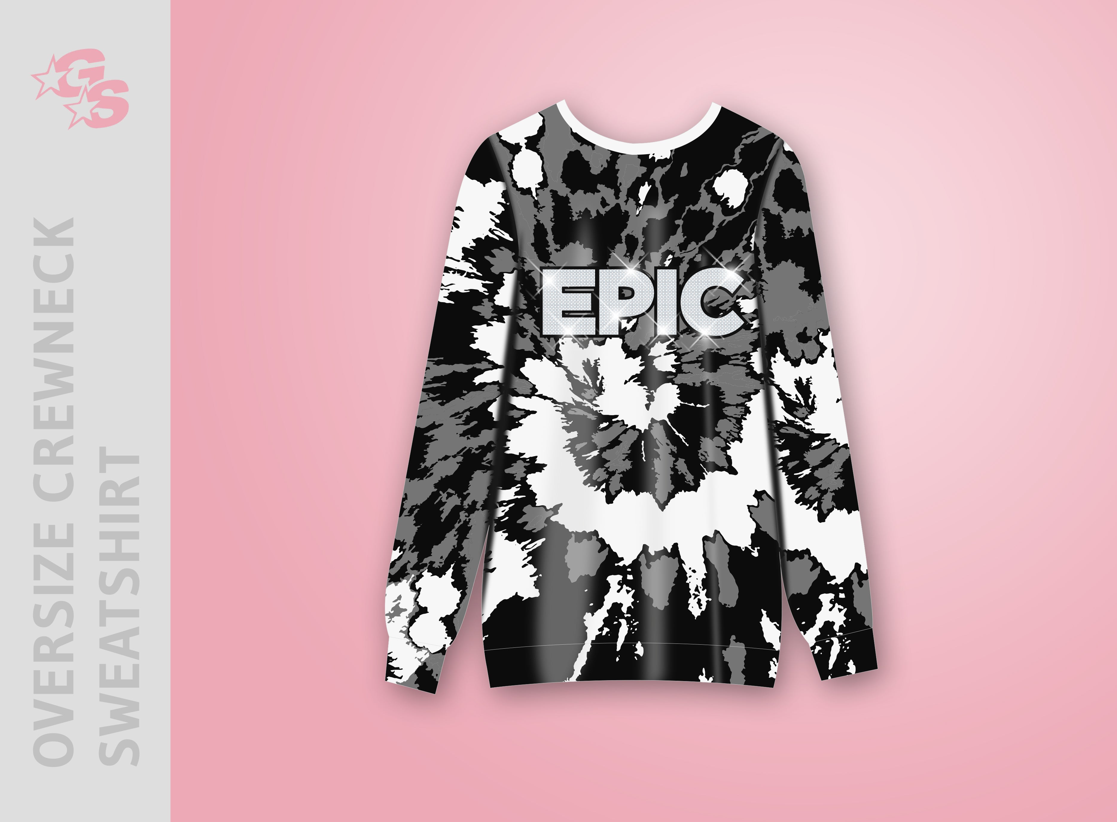 Epic Gymnastics Oversized Crewneck Sweatshirt