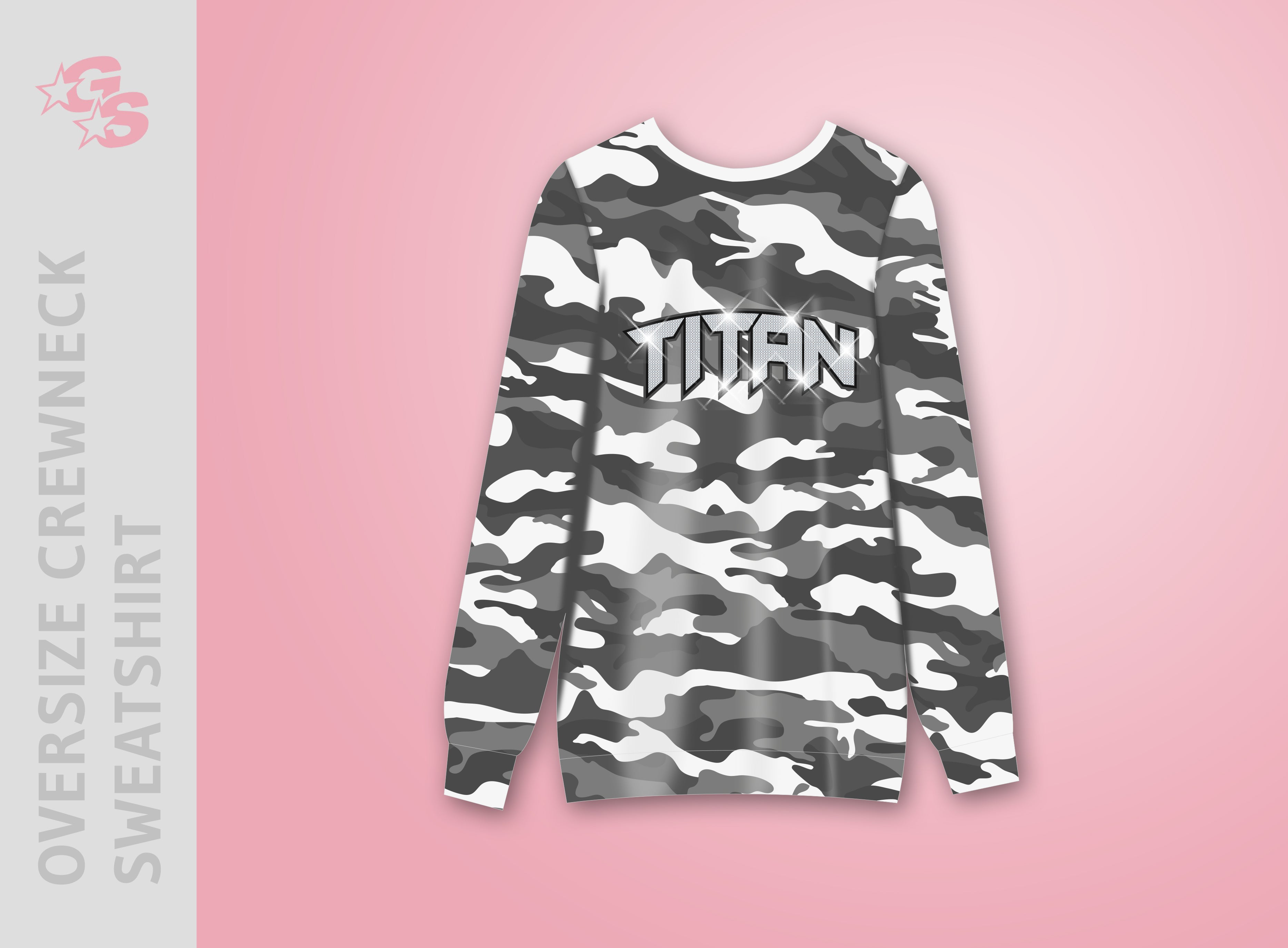 Titan Cheer Alliance Oversized Crewneck Sweatshirt