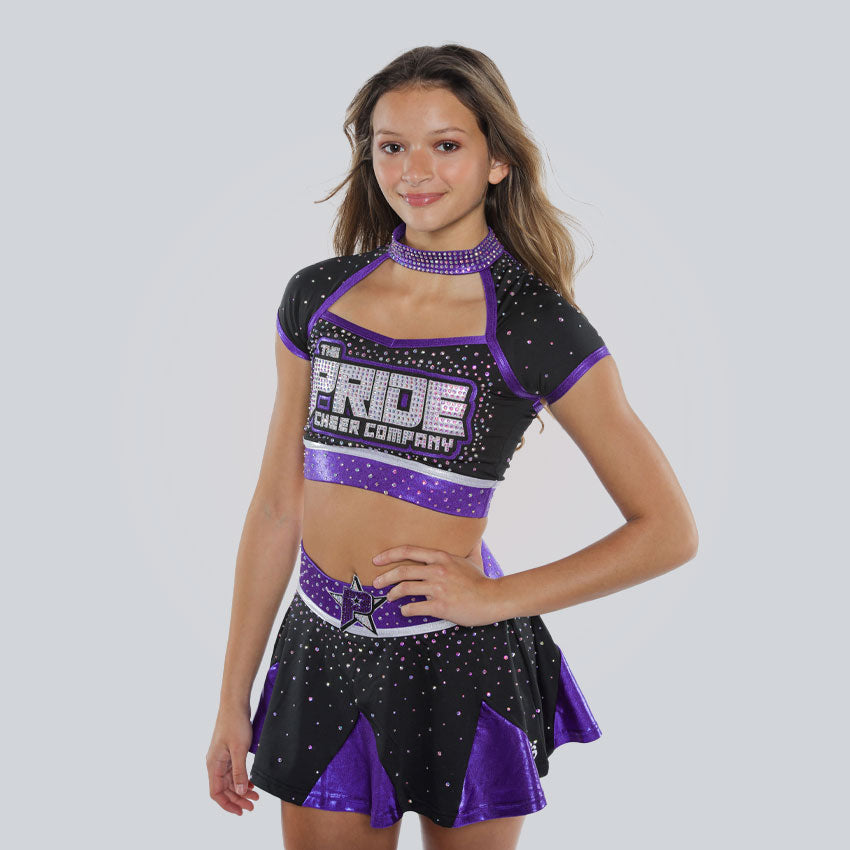 Source rhinestone cheerleading uniforms custom competition all