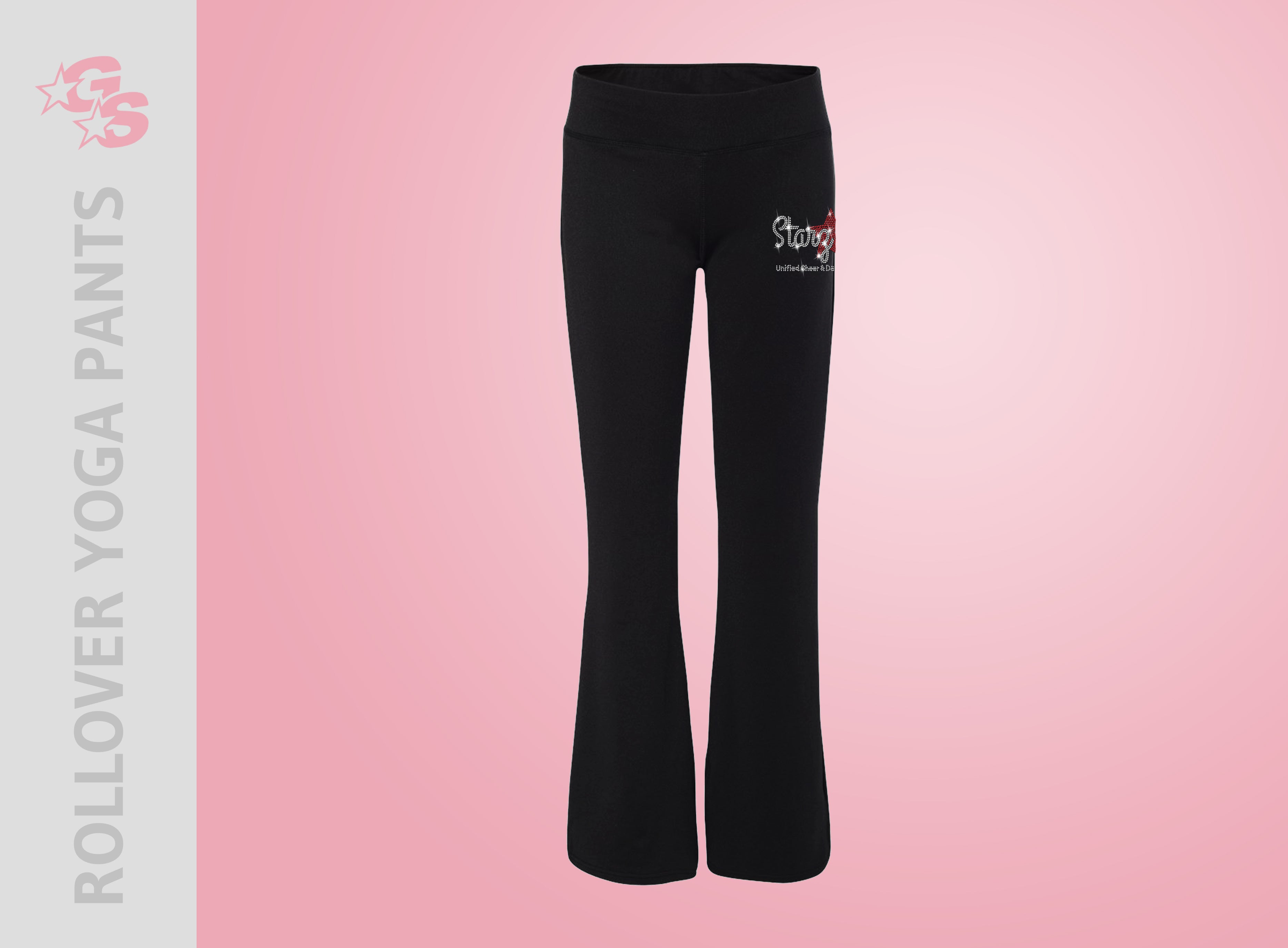 Special Olympic Starz Unified Cheer and Dance Rollover Yoga Pants