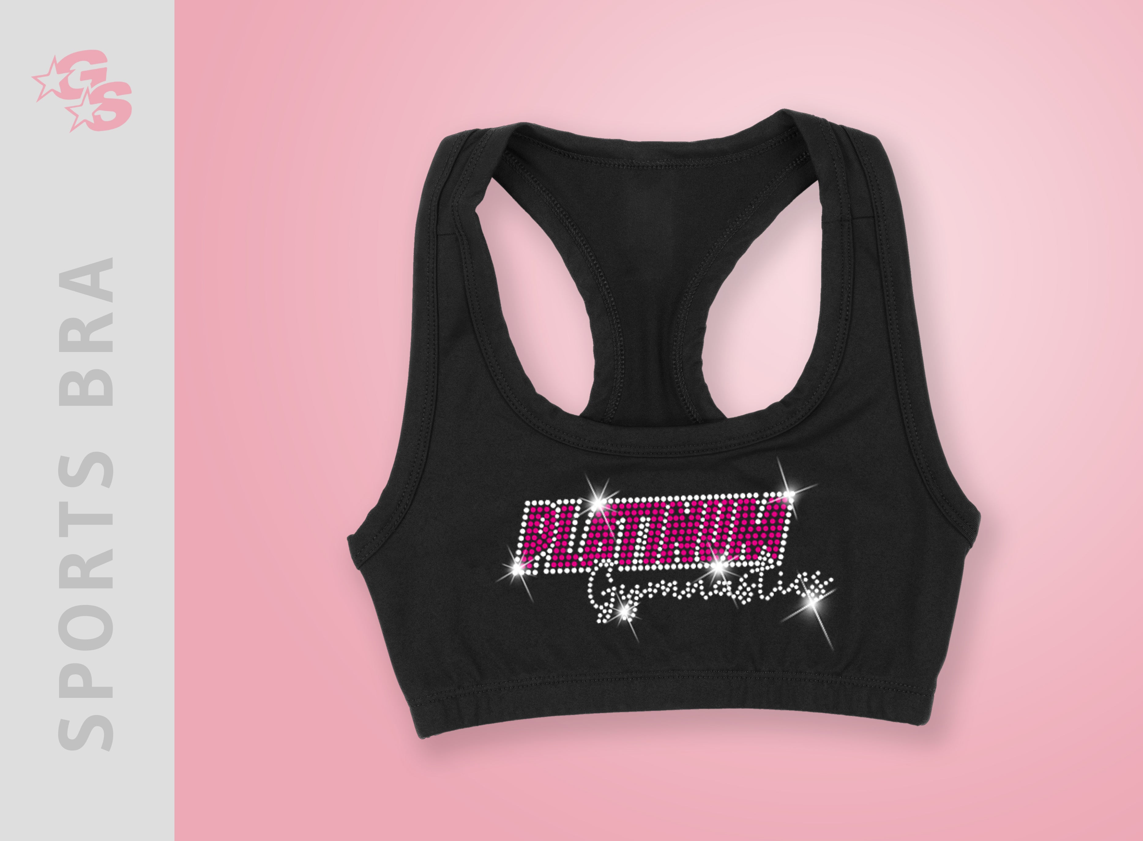 Platinum Gymnastics Sports Bra – GlitterStarz, Inc.
