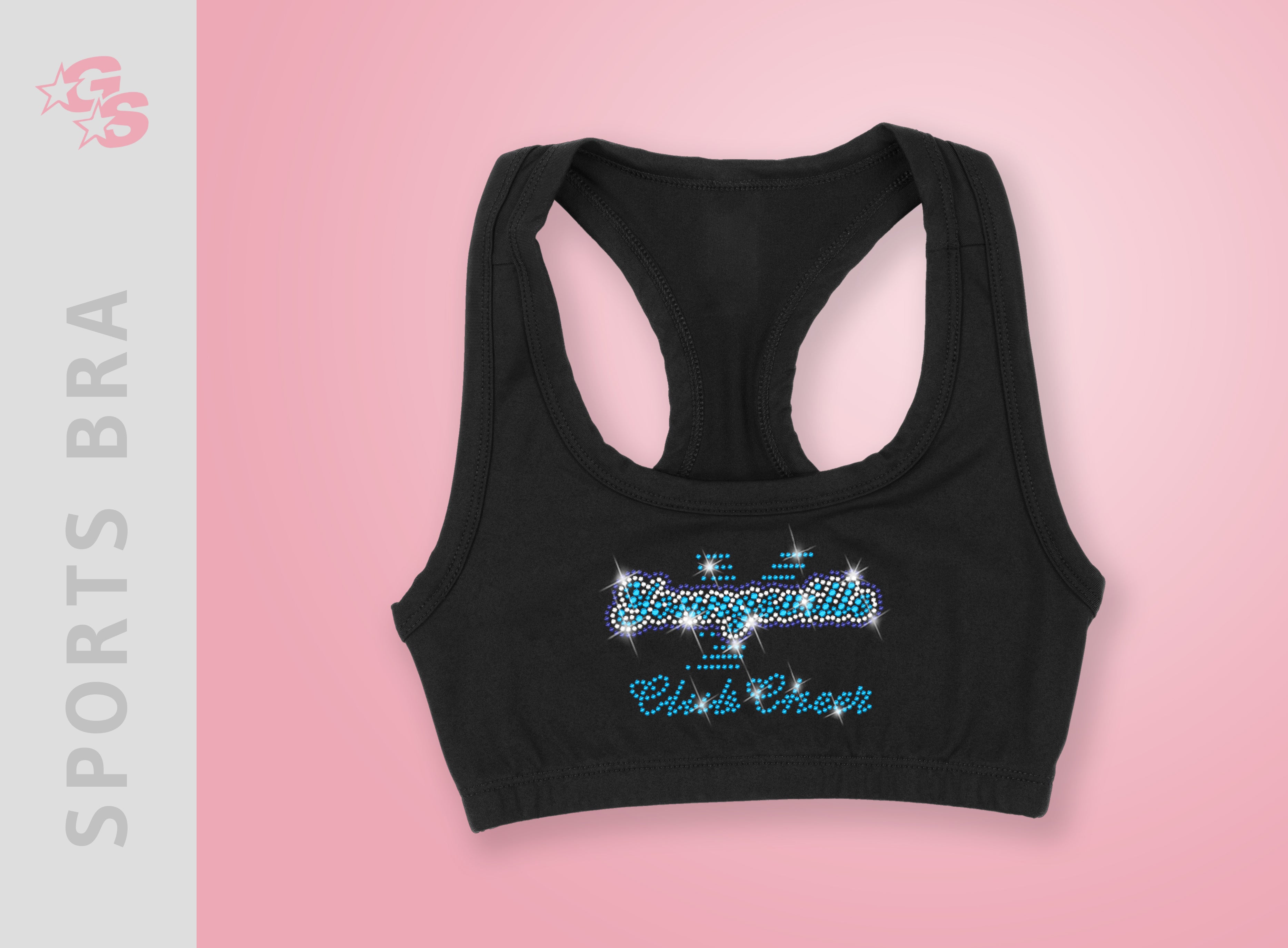 Youngsville Club Cheer Sports Bra – GlitterStarz, Inc.