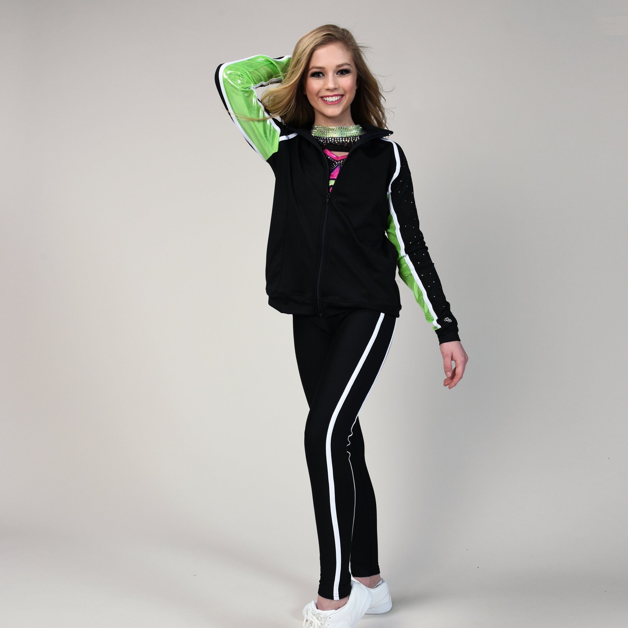 Double Stripe Mystique Warmup Legging