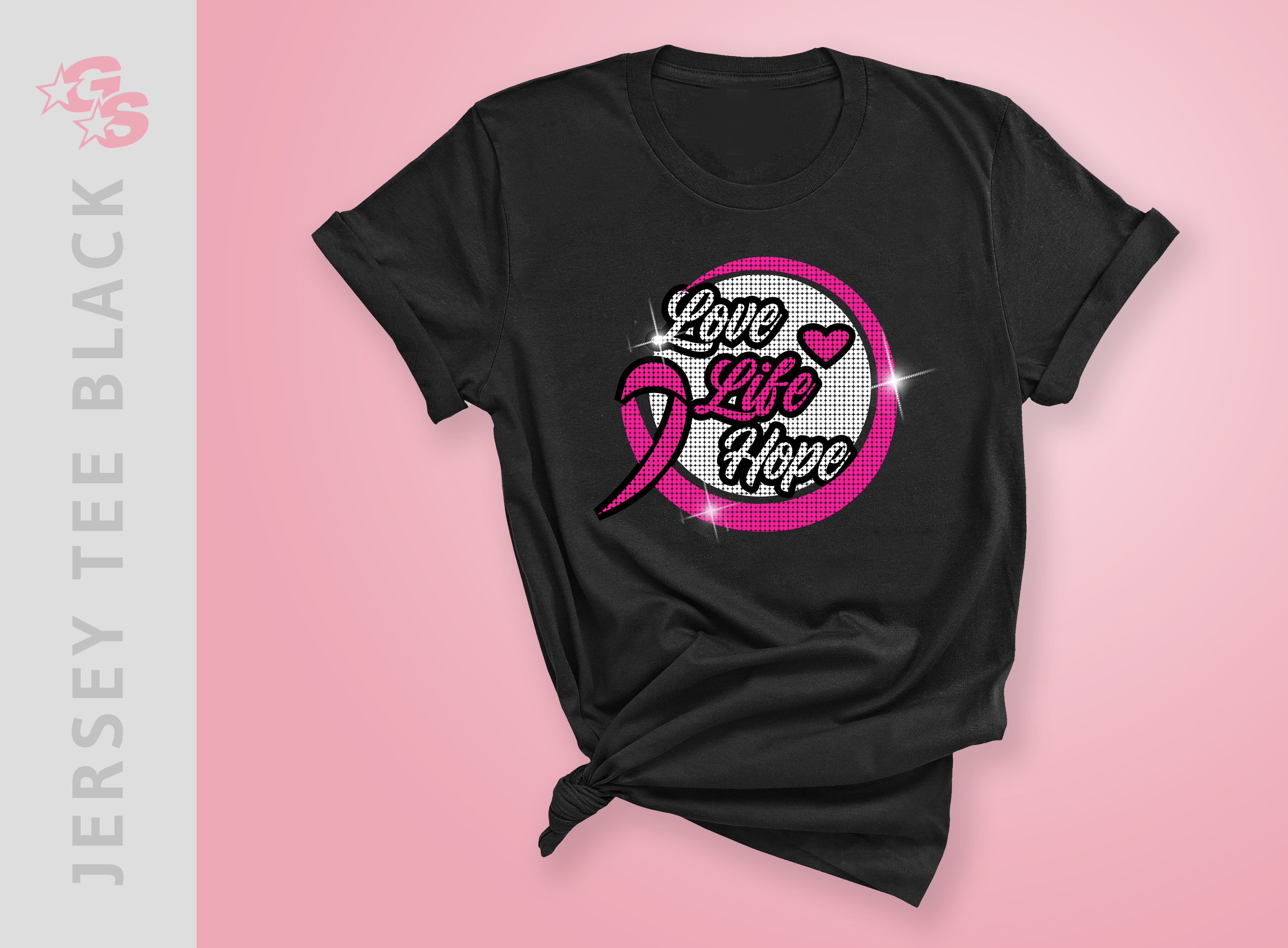 Breast Cancer Hockey Jersey, Pink Ribbon Hockey