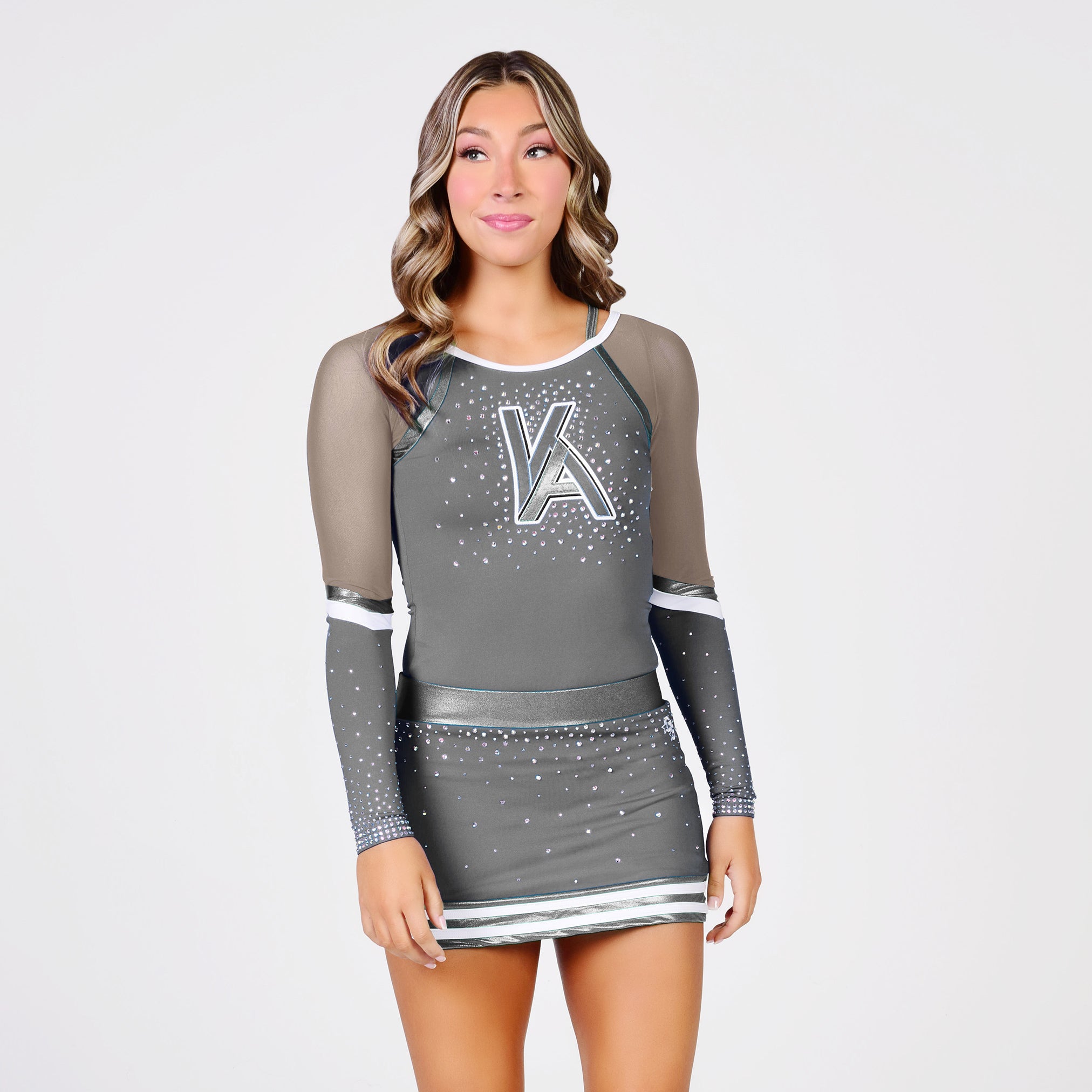 Journey Uniform with Mesh Sleeves - Grey