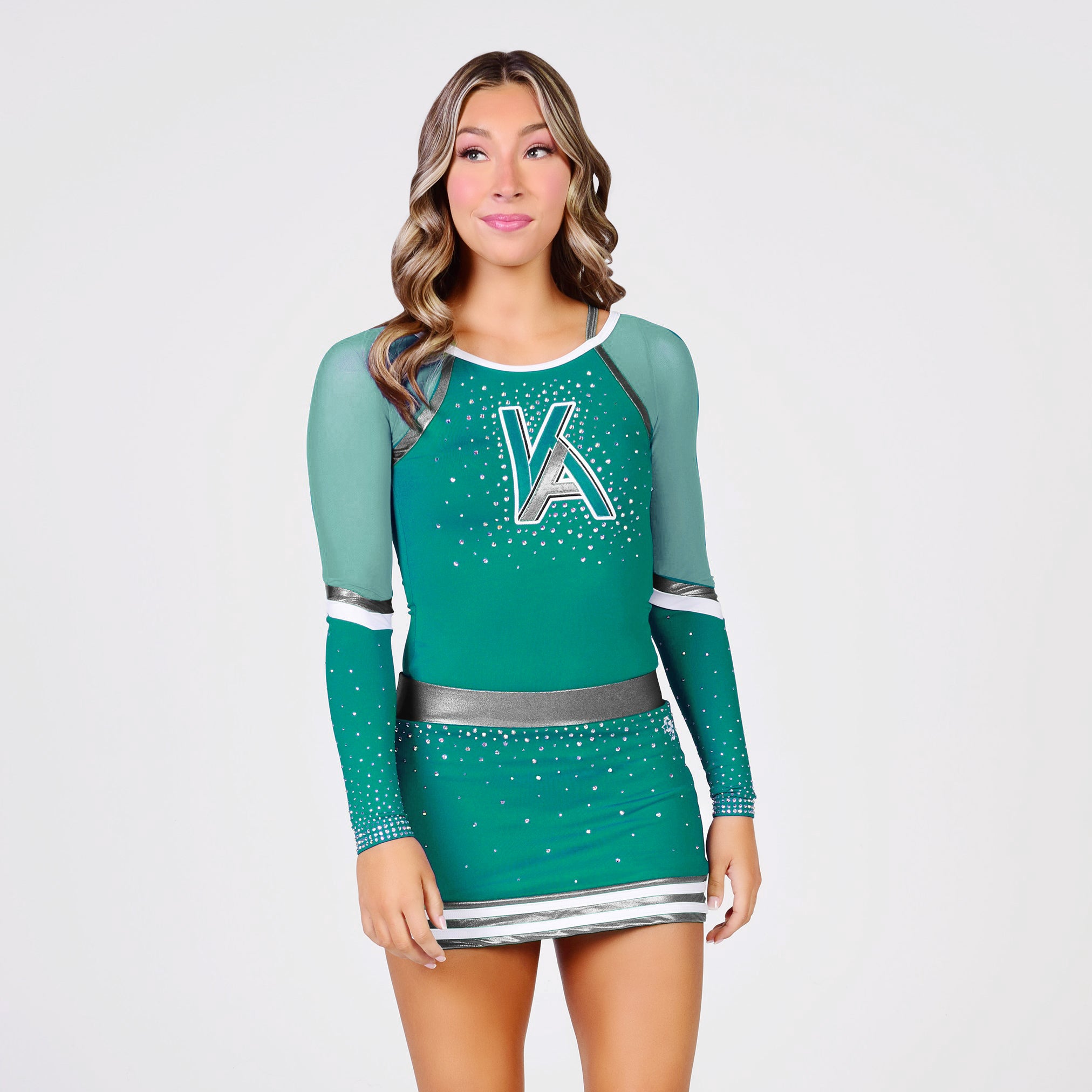 Journey Uniform with Mesh Sleeves - Teal