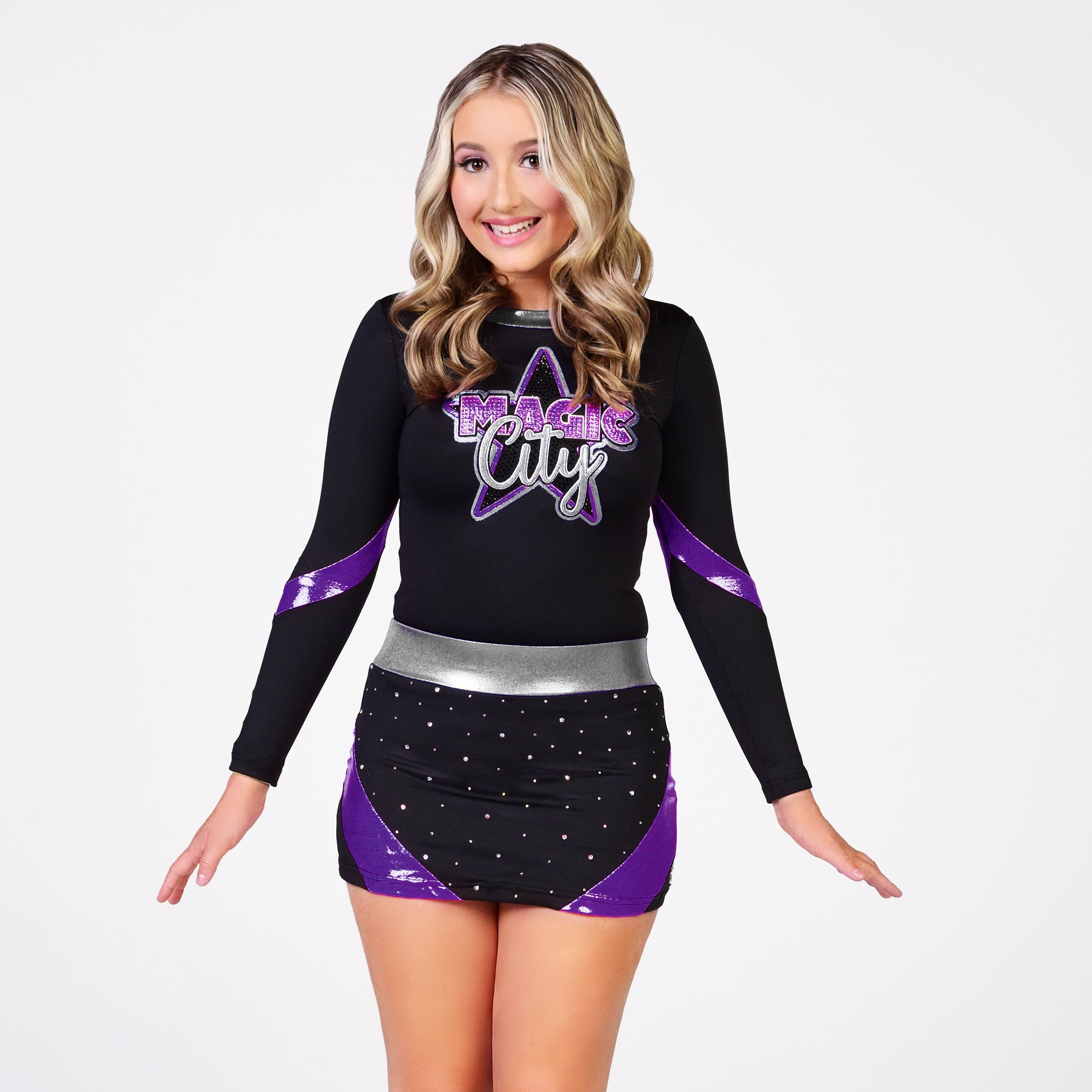 Crossover Uniform with Closed Back -   Purple