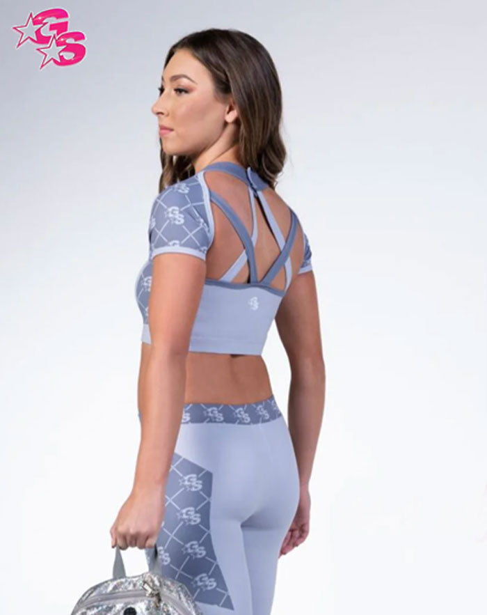 GlitterStarz Adventure Awaits Collection - Grey Taurus Bra & Capri